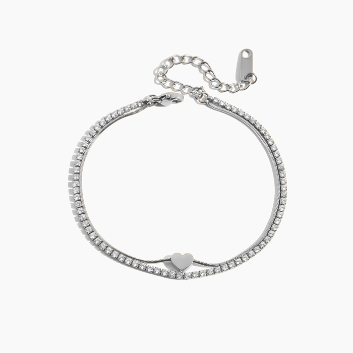 Laura | Silver Mom’s Love Bracelet