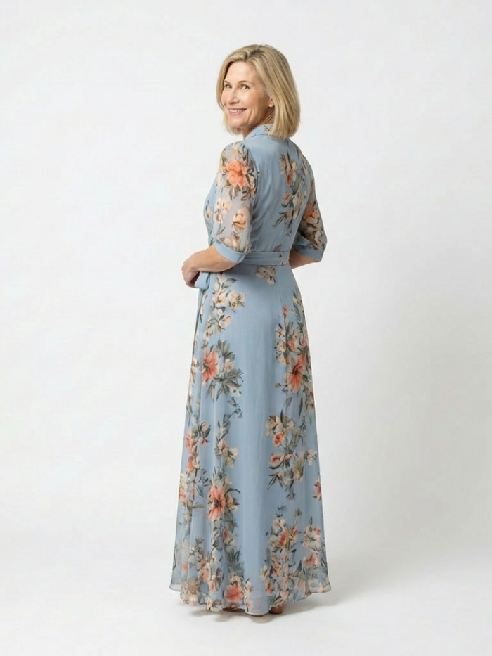 Laure | Floral Wrap Maxi Dress