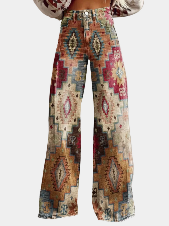 Lea | Trousers Chevron Retro
