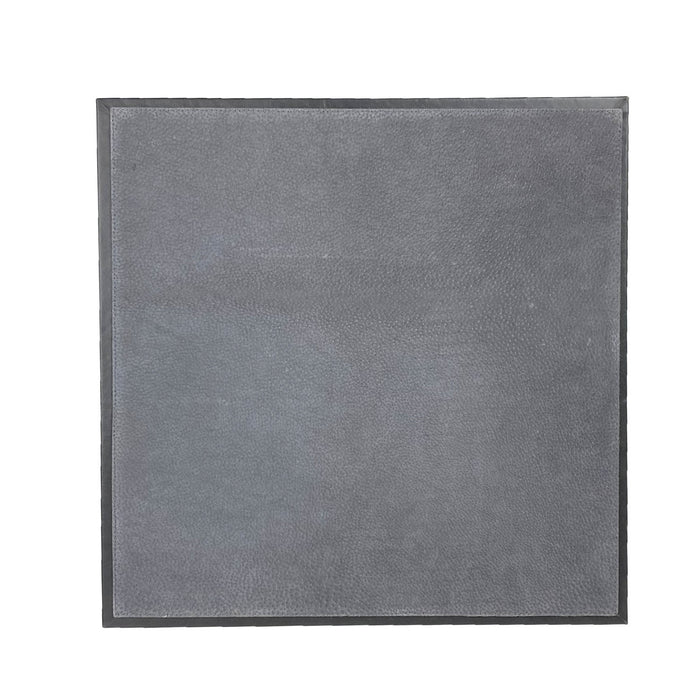 LEATHER | Black & Light Grey | 50mm Squares