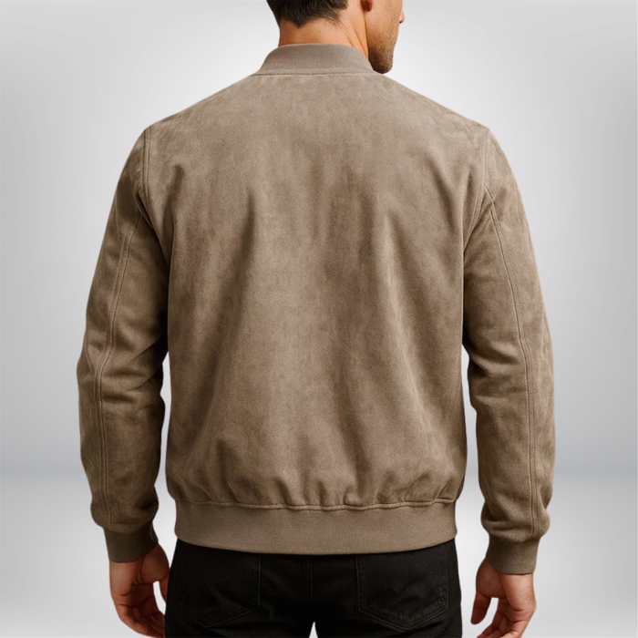 Leather Bomber Jacket