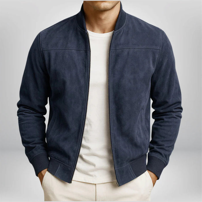 Leather Bomber Jacket