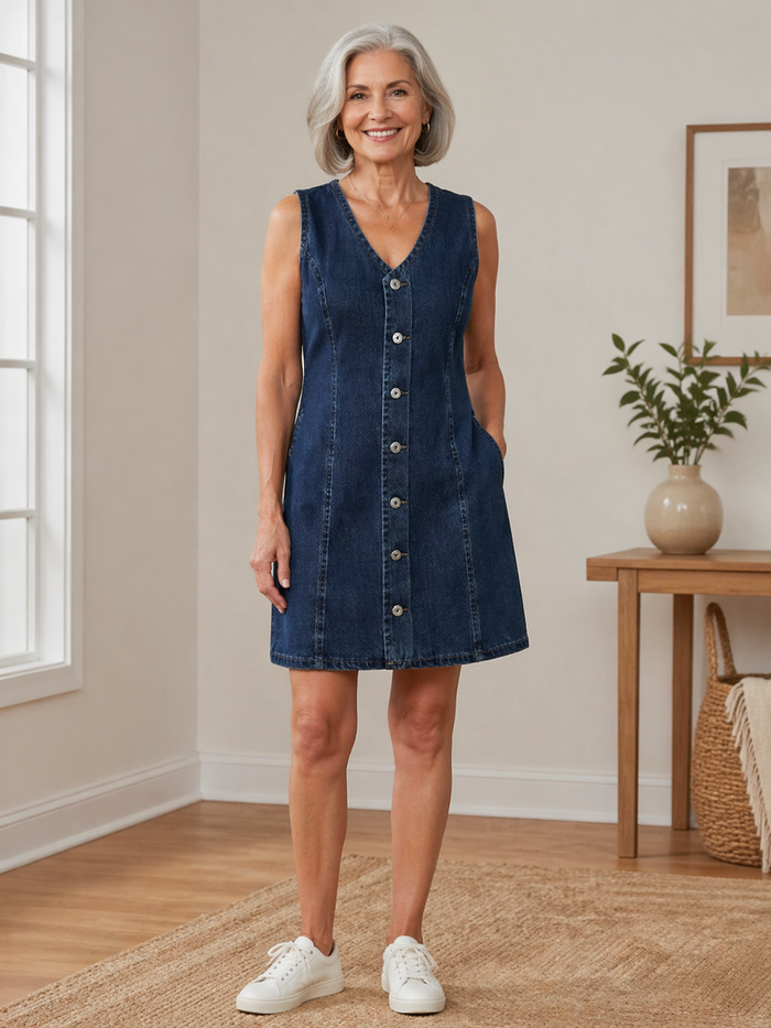 Leena - Relaxed Denim Dress