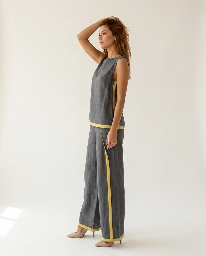 Leila | Elegant Set Two Piece - off-white studio editorial