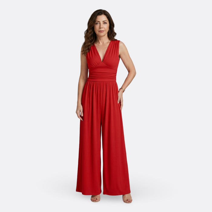 Leonor | Jumpsuit Chic Sleeveless Wide-Leg