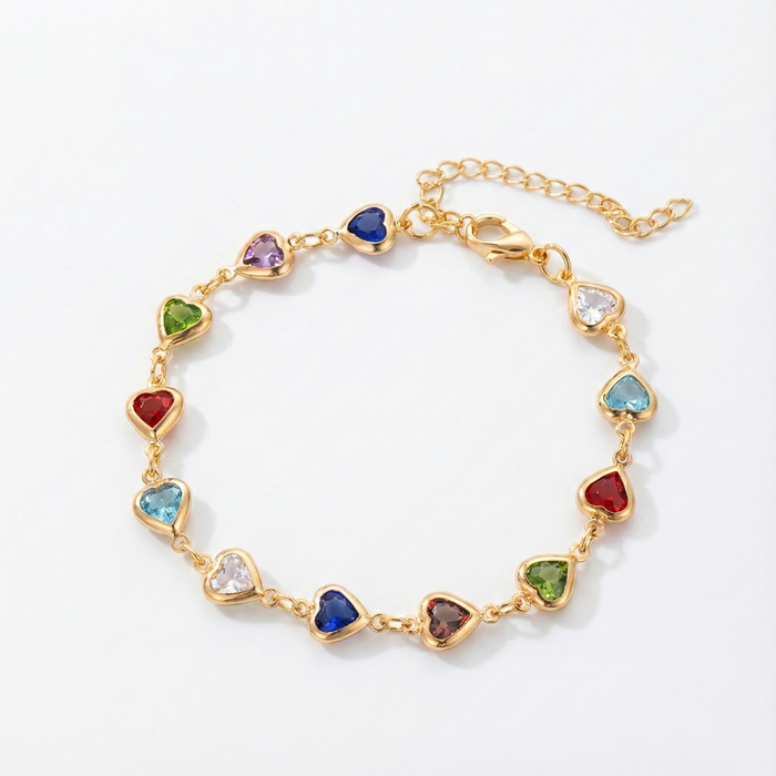 Leonor | Unique Shaped Heart Bracelet