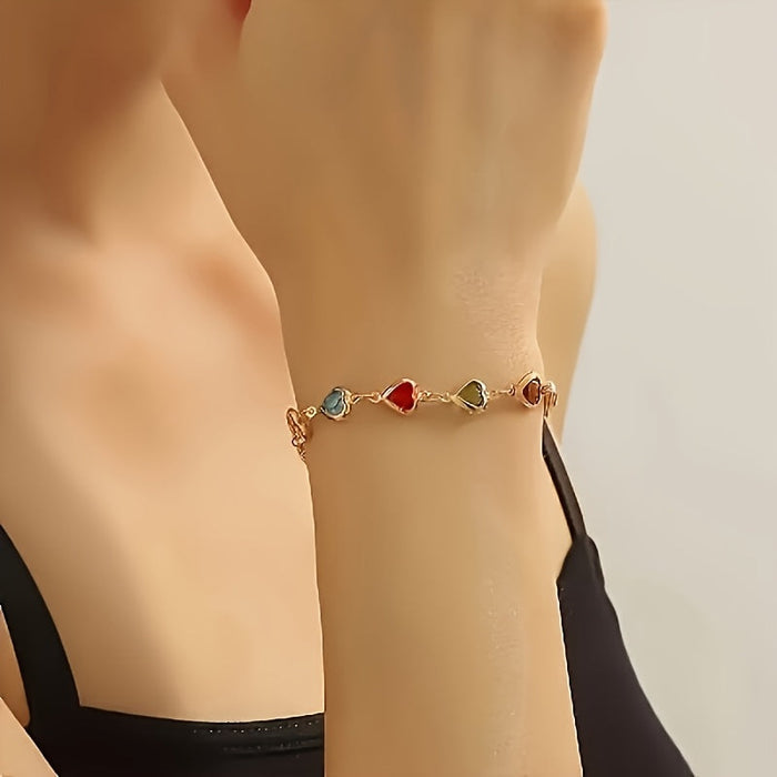 Leonor | Unique Shaped Heart Bracelet