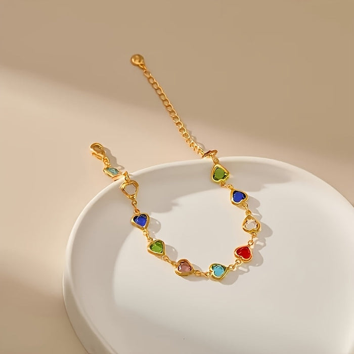 Leonor | Unique Shaped Heart Bracelet