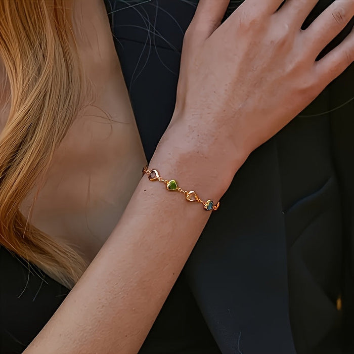 Leonor | Unique Shaped Heart Bracelet