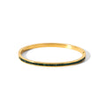 Leonora | Gold-Plated Bracelet with Emeralds