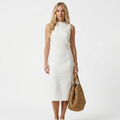 Lidia | Ribbed Midi Dress