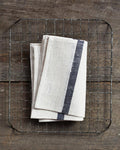 Lifestyle| Thick linen Kitchen Towel| Tan-Navy