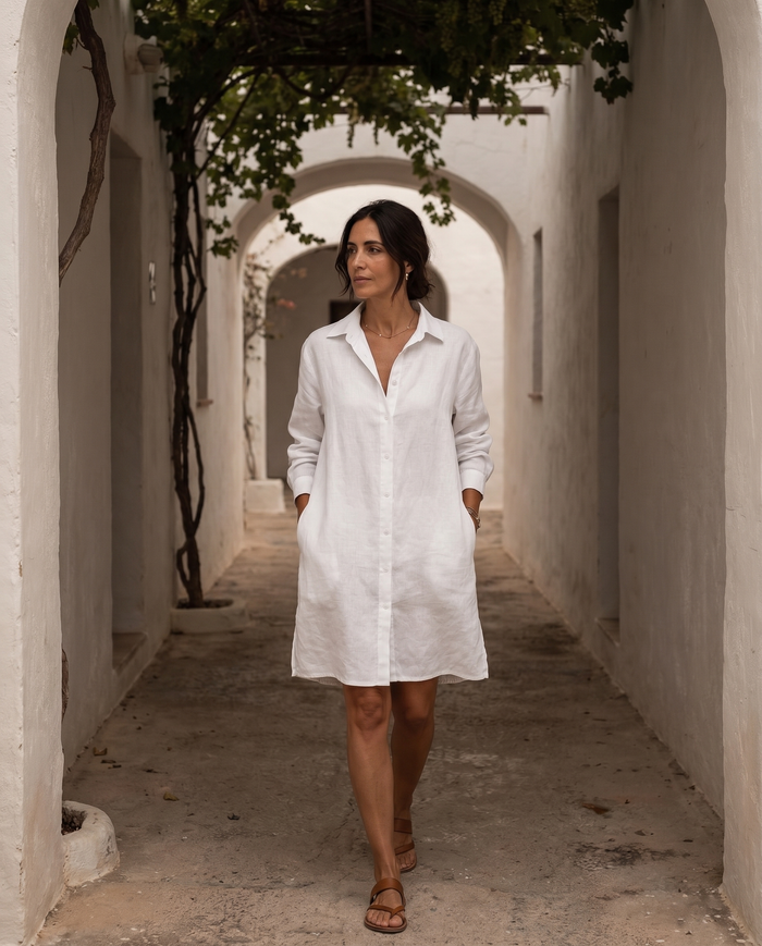 Light | Casual Linen Blouse