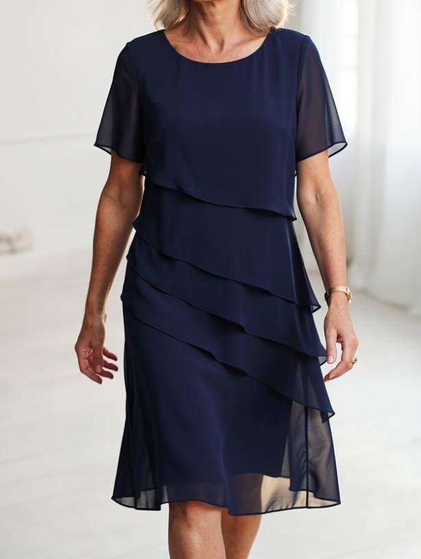 Linda | Cut Flowing Midi Dress