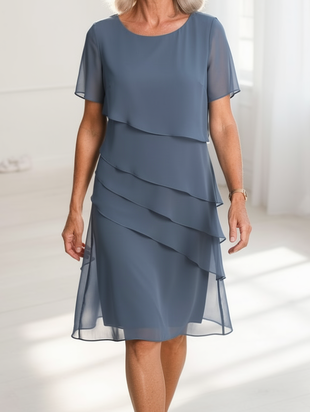 Linda | Cut Flowing Midi Dress