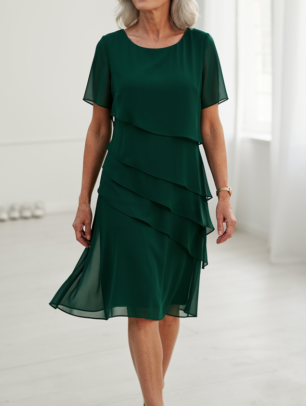 Linda | Cut Flowing Midi Dress