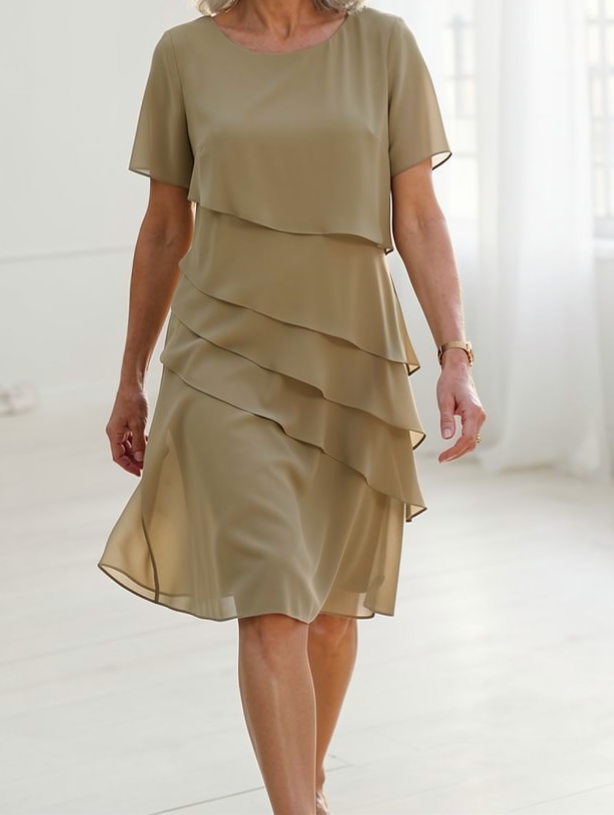 Linda | Cut Flowing Midi Dress