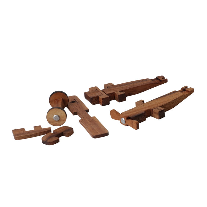 Lindbergh's Spirit Puzzle | 17cm | Solid Wood