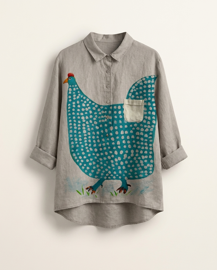 Celine | Linen Elegant Summer Blouse