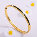 Liora | Gold-Plated Black Bellanotte Bracelet