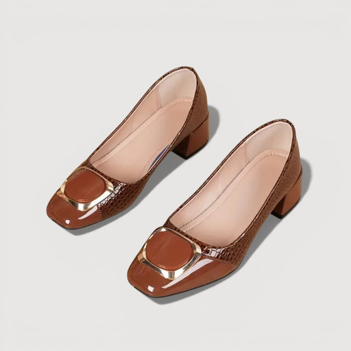 Livana | Heels Square Effect Croco