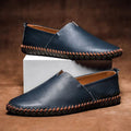 Loafers Leather Stitched Handheld