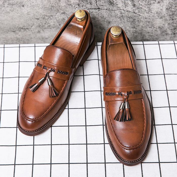 Loafers Leather with Tassels