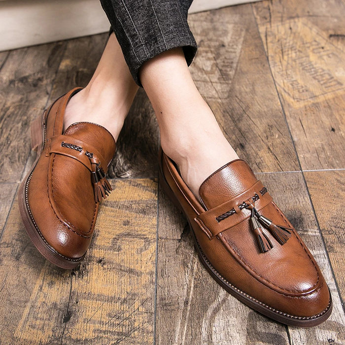 Loafers Leather with Tassels