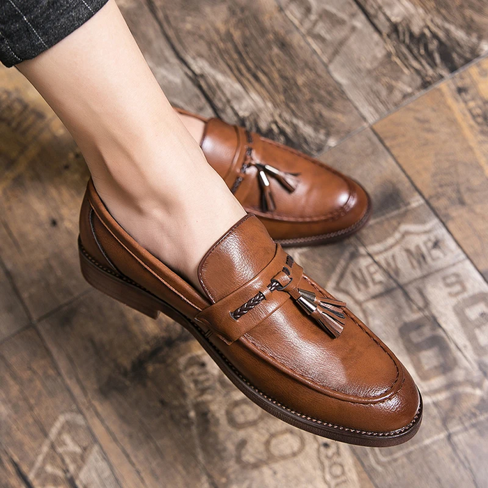 Loafers Leather with Tassels