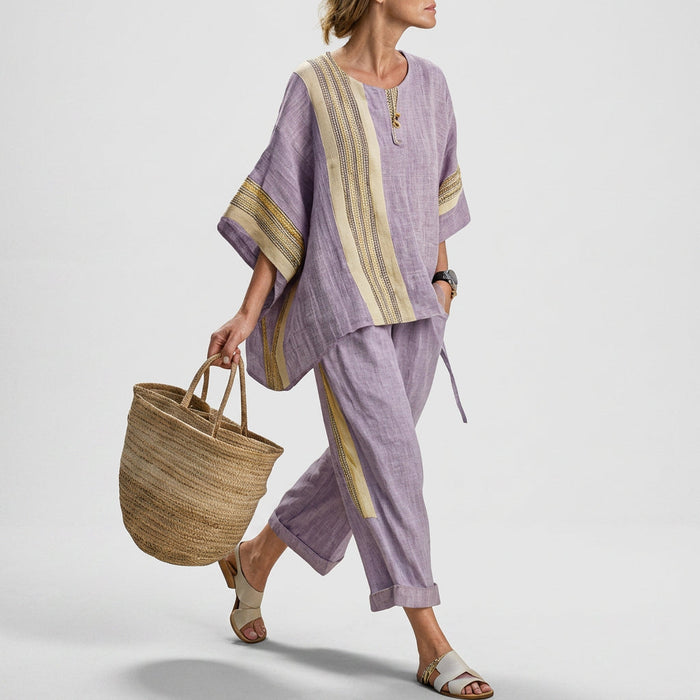 Lorena | Set Boho Linen and Bamboo