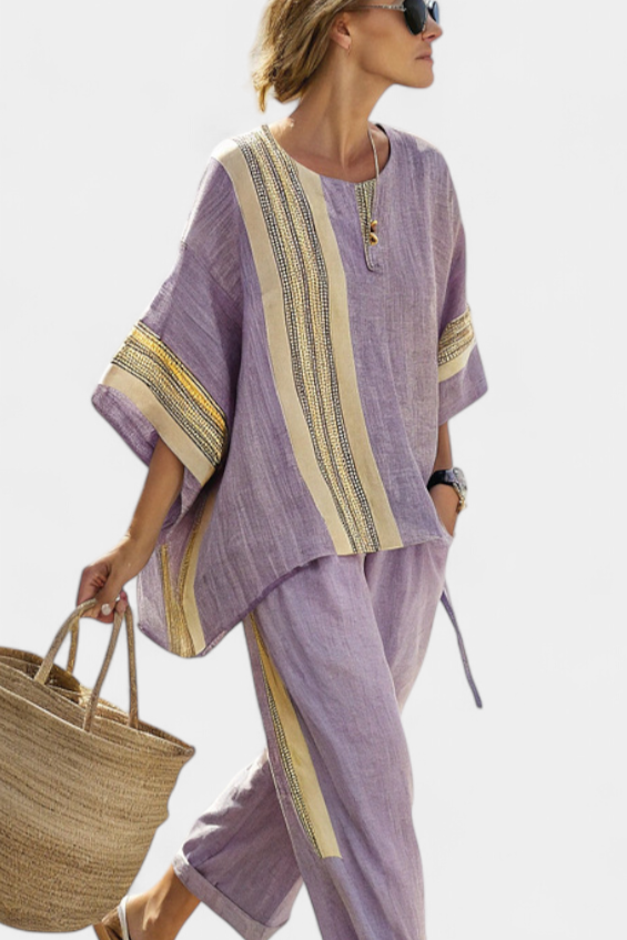 Lorena | Set Boho Linen and Bamboo