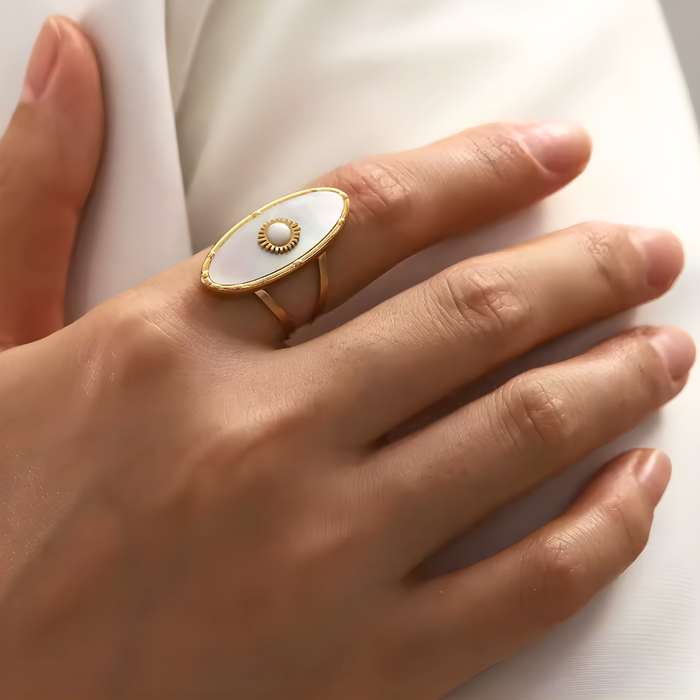 Lucía | Gold-Plated Sun Ring