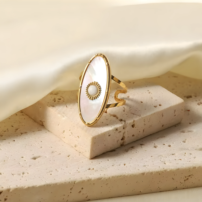 Lucía | Gold-Plated Sun Ring