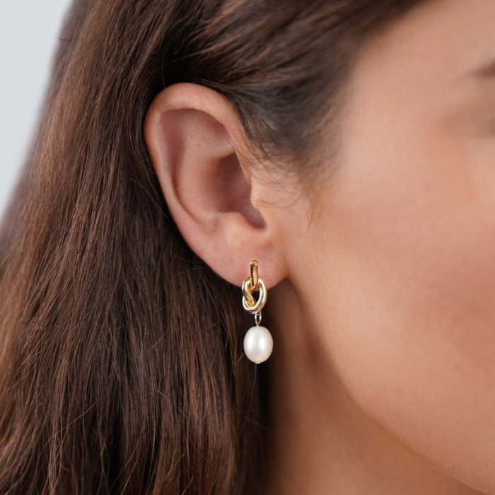 Lucía | Silver Shape Curve Tereza-sofie Earrings