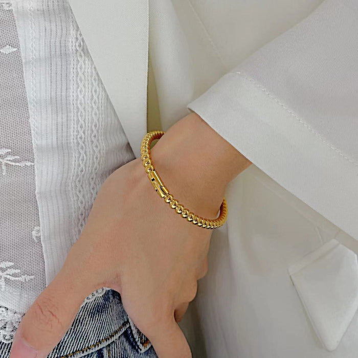 Lucina | Gold-Plated Bravetti Bracelet