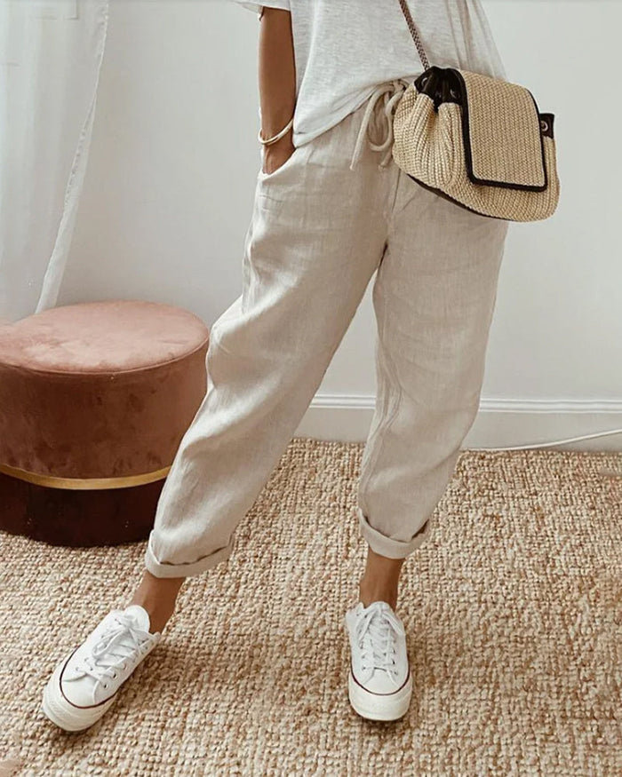 Lucy | Linen Trousers Premium Breathable