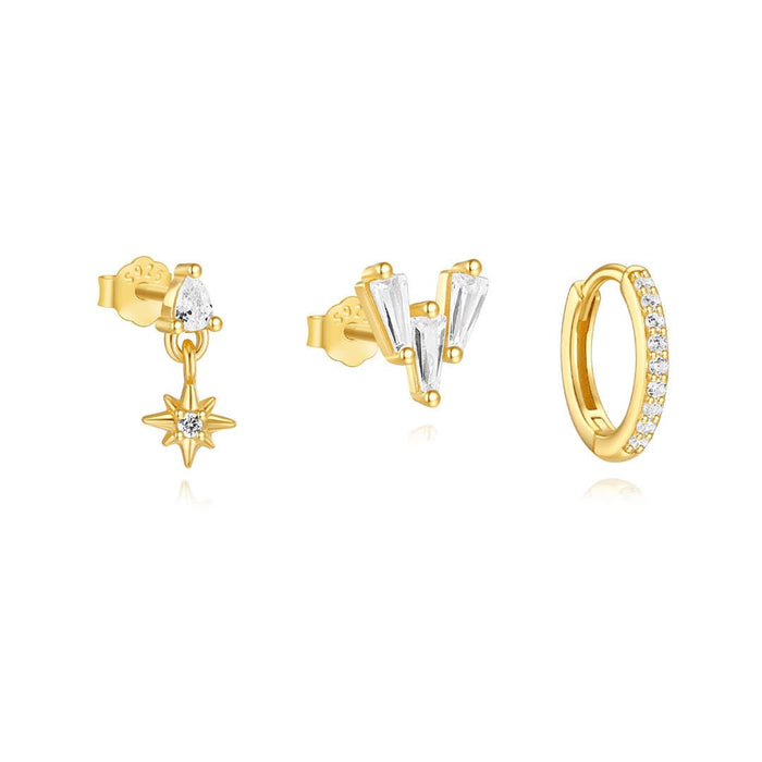 Luisa | Delicate Earrings with Brilliant Texture