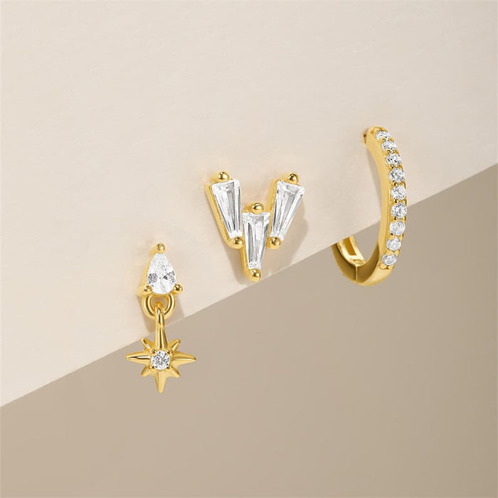 Luisa | Delicate Earrings with Brilliant Texture