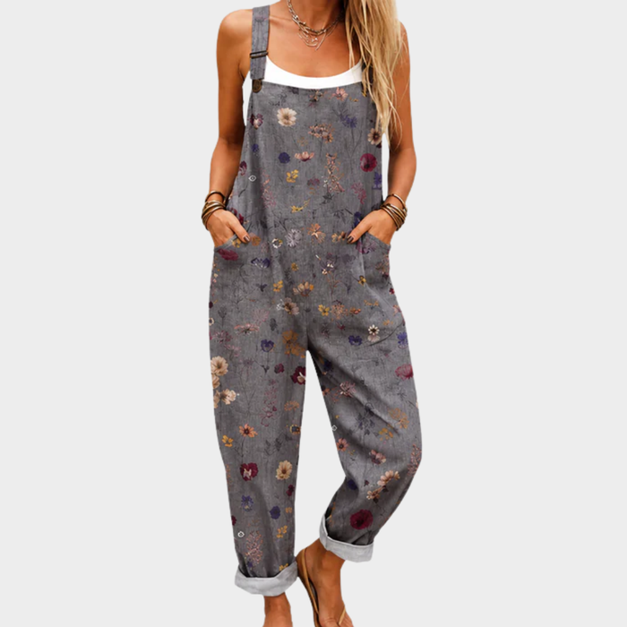 Lumi – Patterned Wide-Leg Jumpsuit