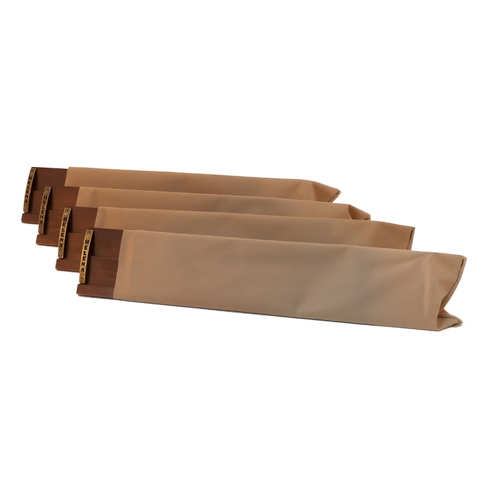 Luxury Rummikub set with racks in velvet pouches