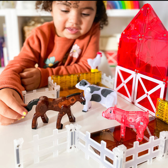 Magna Tiles | Farm Animals 25 Piece Set