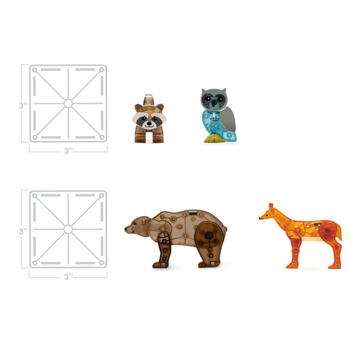 Magna Tiles | Forest Animals 25 Piece Set