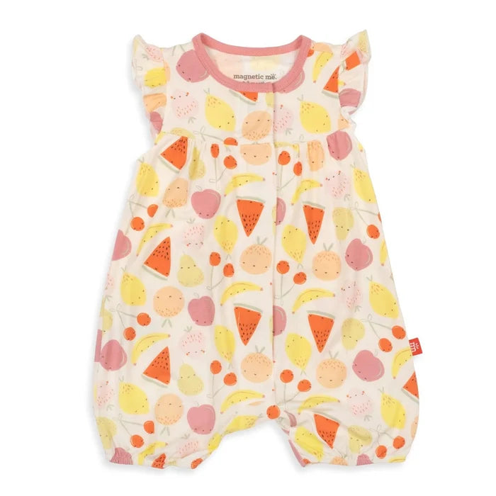 Magnetic Me| Squeeze the Day, Romper, 6-9M
