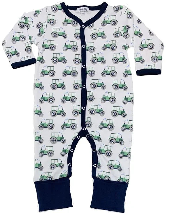 Magnolia Baby | Tiny Tractor Playsuit