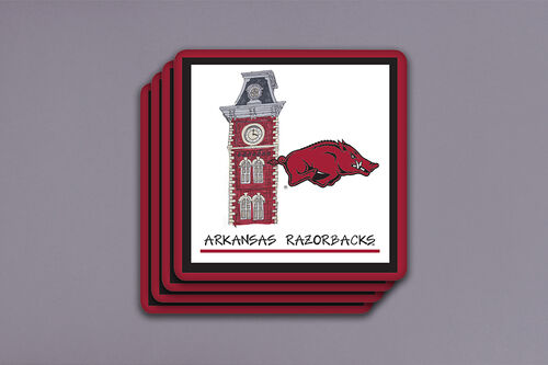 Magnolia Lane | Arkansas 4pc Coaster Set
