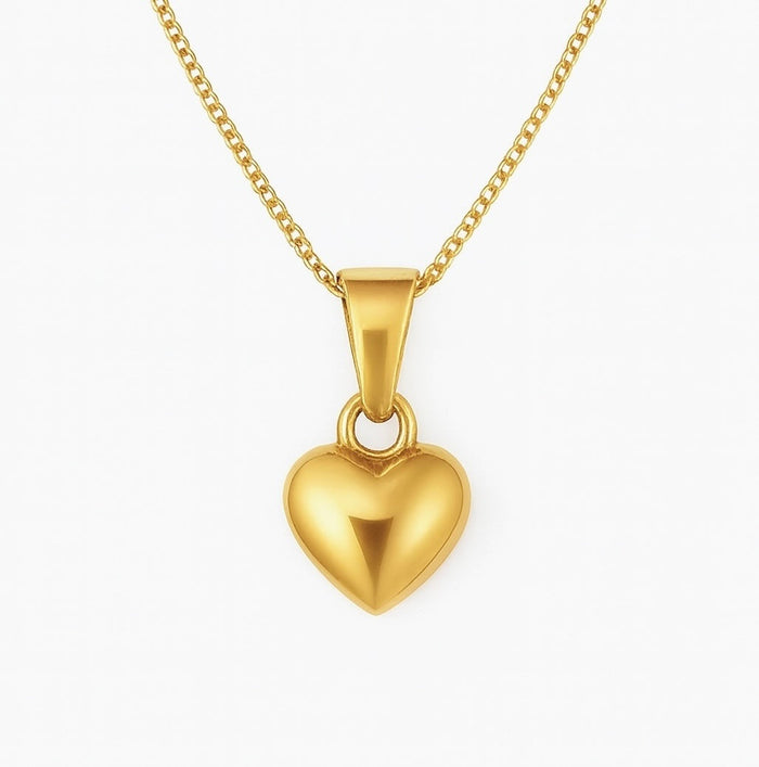 Maija | Gold-Plated Heart Pendant Necklace
