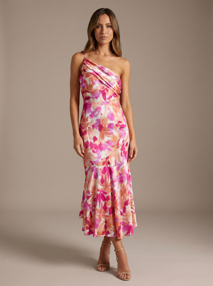 Majken | Summer Dress Elegant with Floral