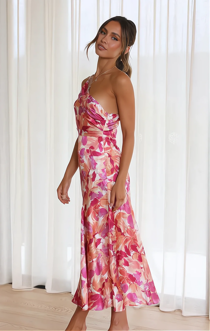 Majken | Summer Dress Elegant with Floral