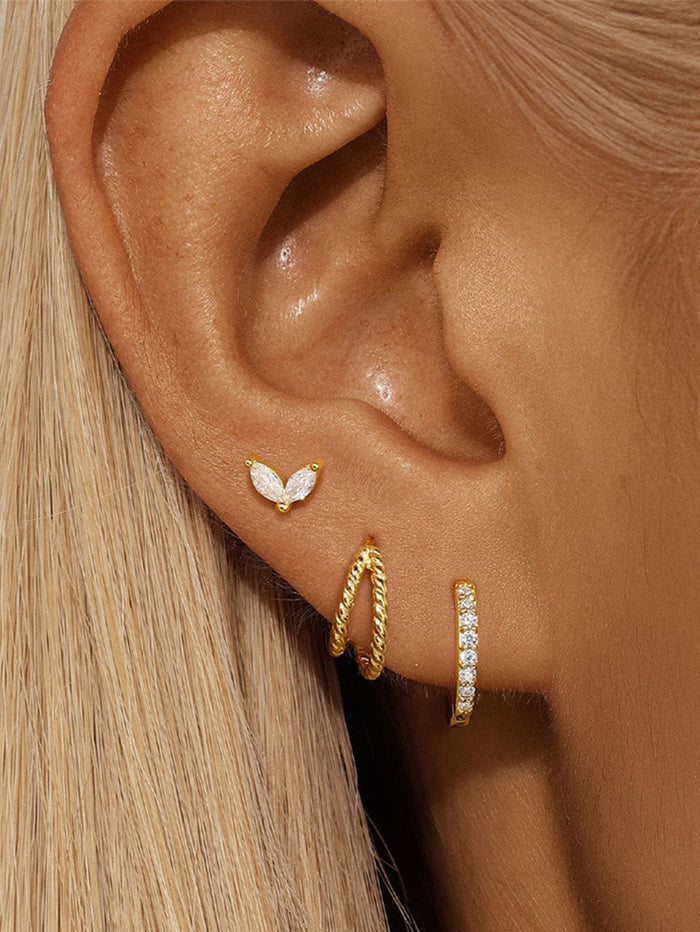 Mara | Gold-Plated Earrings with Delicate Movement