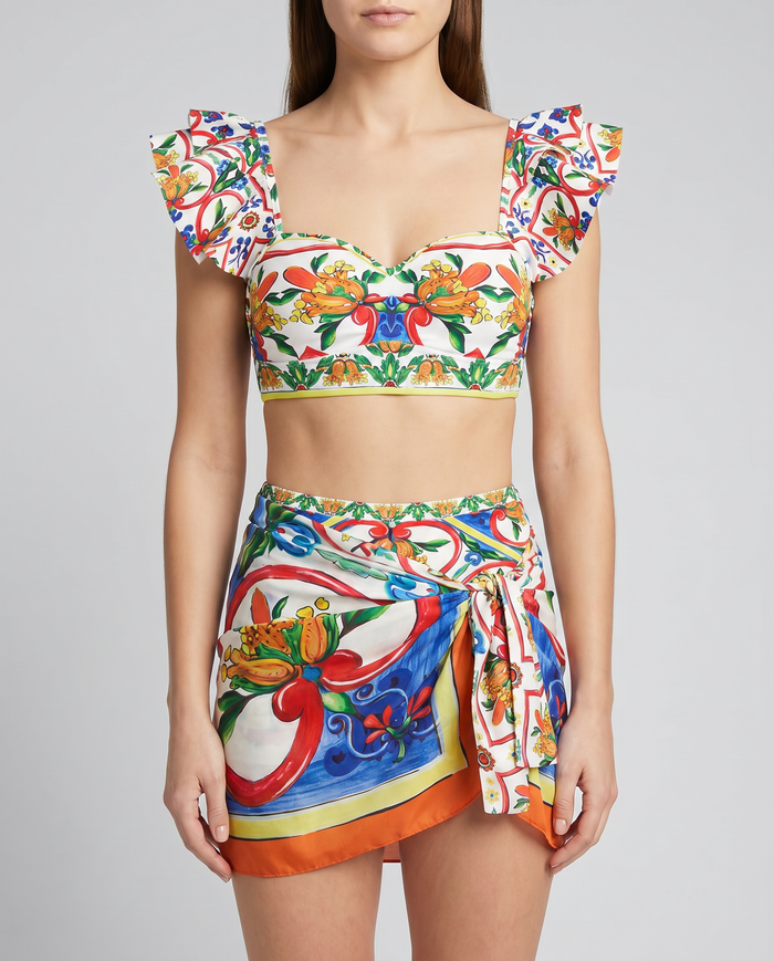 Marbella | Set Swim with Ruffle Detail